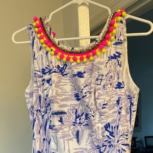 Lily Pulitzer shift dress with back zipper. New with tags.